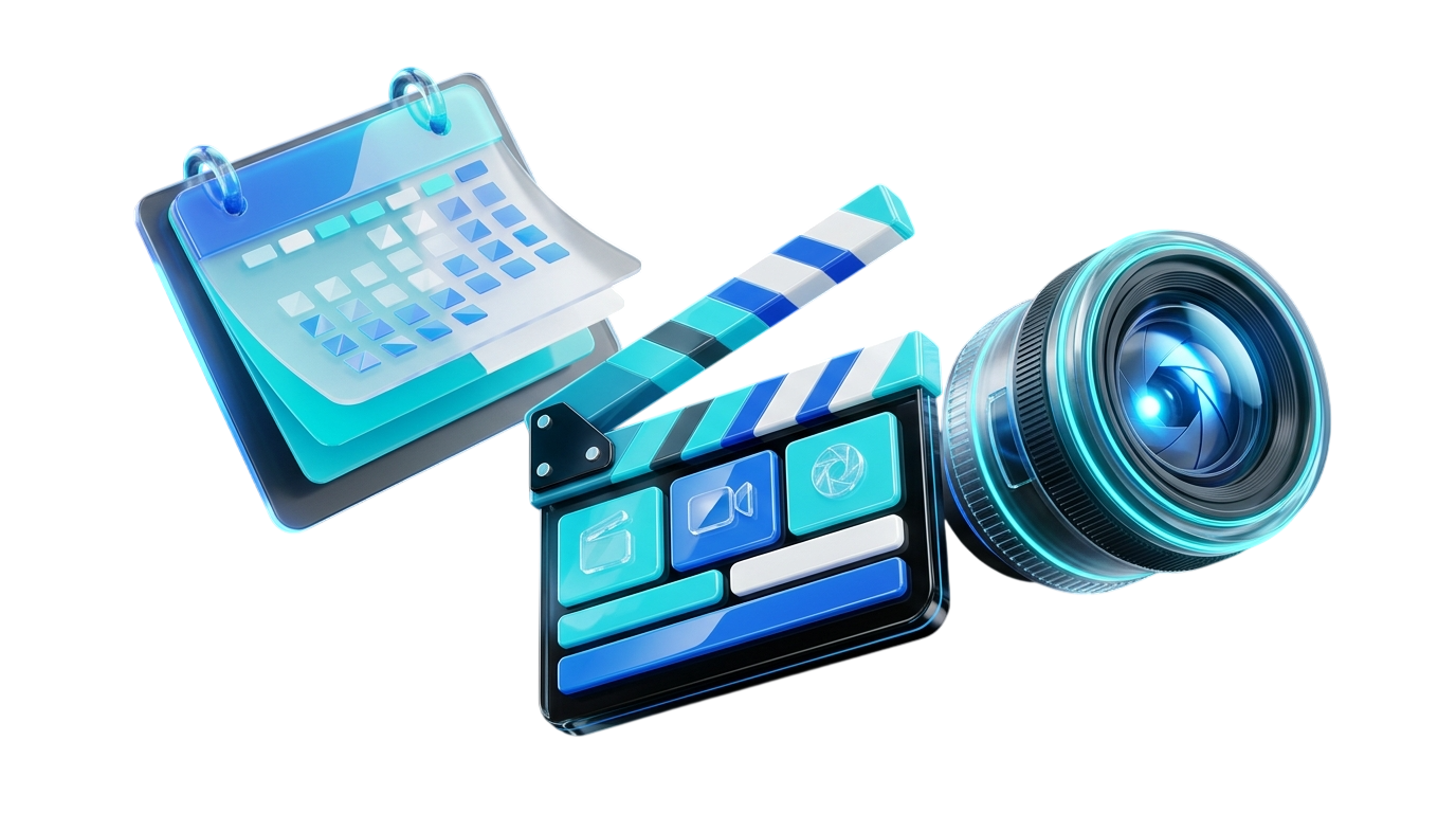 3D calendar and camera